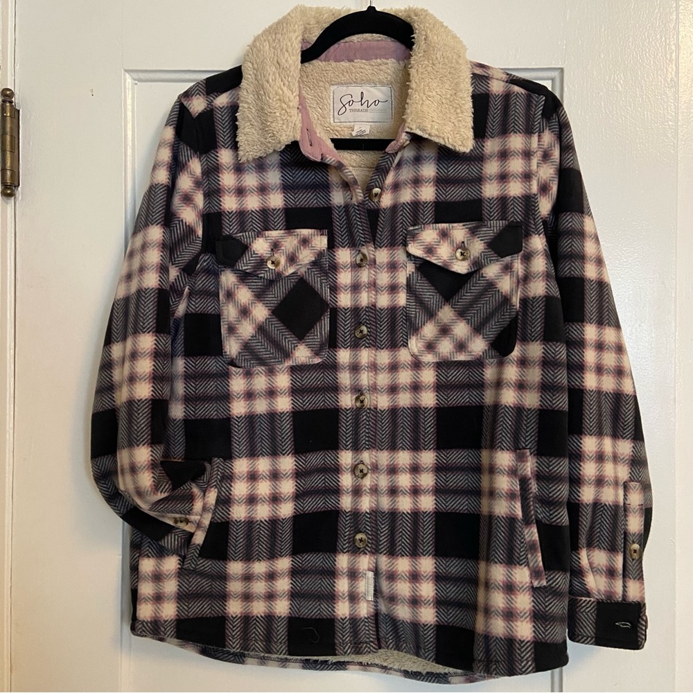 Shearling lined flannel 🤍